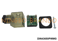 DIN43650A Energiebesparende elektrische klep spoelverbinding 220VAC 2P+E IP65