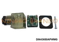 DIN43650A Energiebesparende elektrische klep spoelverbinding 12VDC 24VDC 2P+E IP65