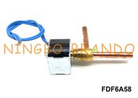 FDF6A58 de Klep van de kopernc Solenoïde voor Airconditioner AC220V 5/16“ Rechte hoek 2 Manier
