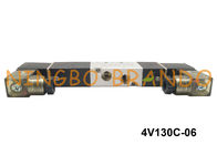BSPT 1/8“ het Type van 4V130C-06 Airtac Pneumatische Klep van de Solenoïdelucht 5 Manier 3 Positie DC12V AC110V