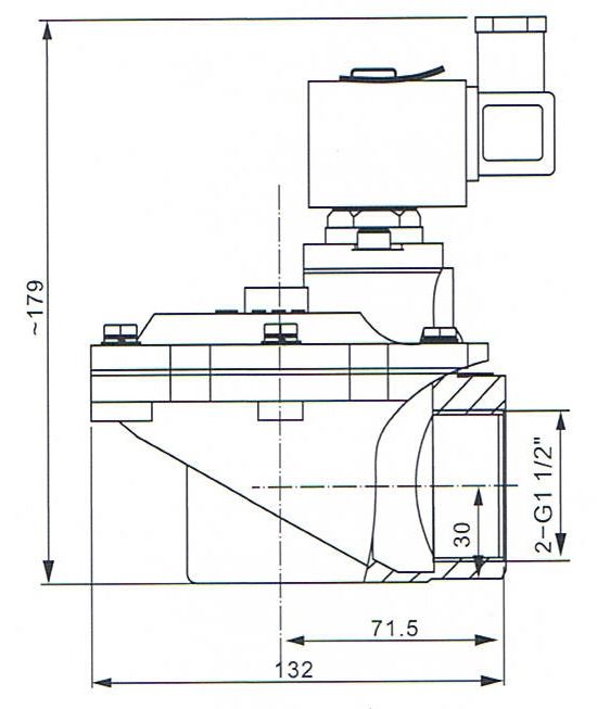 1.5“ het Type van SCG353A047 ASCO Filter 0 van Impulsjet solenoid valve for bag
