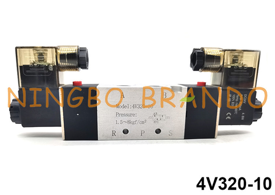 4V320-10 Airtac-Type Dubbel Controlemechanisme Pneumatic Solenoid Valve 5/2 Manier 24V 220V