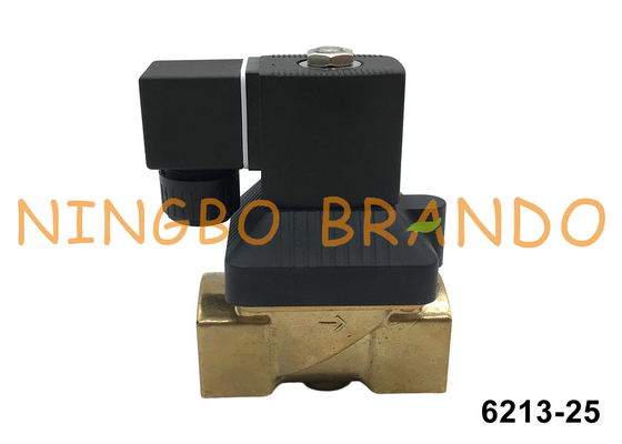 6213 A 25.0 1' koperen magnetoventil voor water lucht gas vloeistof 24V 110V 230V