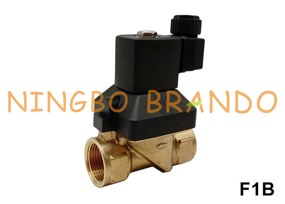 16 bar 2 Way NC Messing Solenoïde Valve Voor Water Luchtgas 3/8' tot 2' 24V 110V 220V