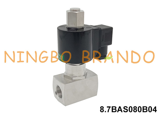 350 bar Hoogdruk elektrisch klep van roestvrij staal 12V 24V 110V 220V