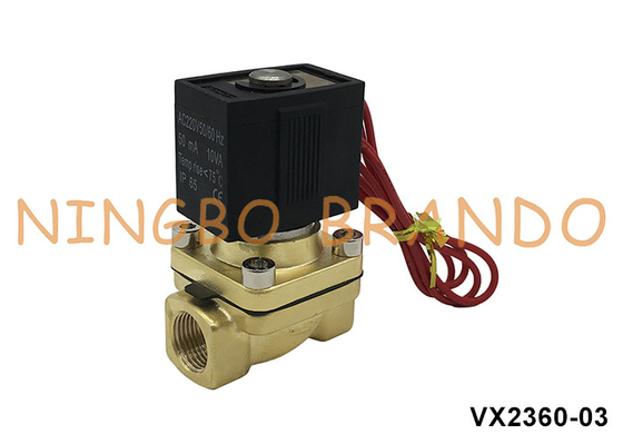 VX2360-03 3/8'' SMC-type Messing elektrisch ventiel voor waterlucht 220V 110V 24V