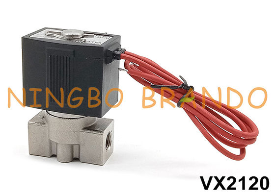 SMC-type VX2120-02 Solenoïde klep van roestvrij staal 1/4' 24V 220V