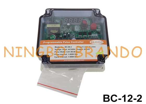 8 lijnen Programmable Pulse Controller Inlet AC220V Uitgang DC24V
