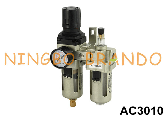 AC3010 1/4' 3/8' luchtfilter regulator smeermiddel FR.L Combinatie