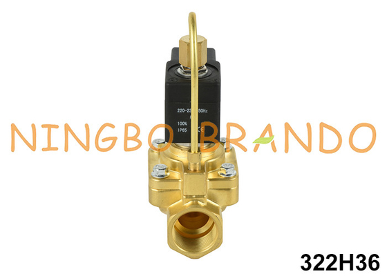 3/4' 322H36 NO Messing solenoïde klep voor hoge druk 24V 220V