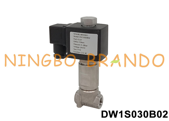 -196°C Ultra cryogene magnetoventil voor vloeibare stikstof 1/8'' 1/4'
