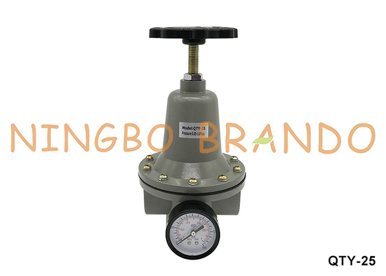 QTY-25 1'' 10 bar Pneumatische luchtregelaar drukverlagend klep met meter