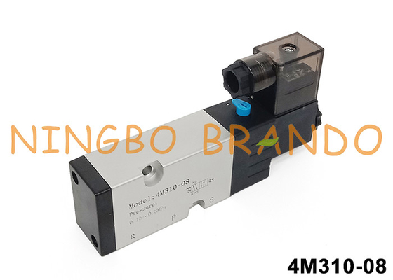 Airtac Type 4M310-08 Namur Pilot Solenoïde Valve 5/2 Way 24V 220V