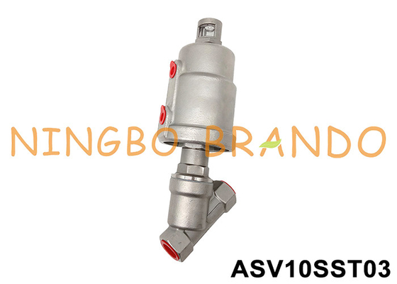 3/8'' 2/2-weg gegooid Pneumatisch hoeksitklep enkelwerkend