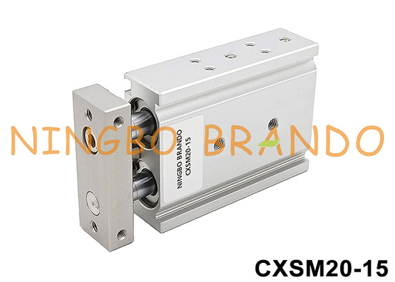 CXSM20-15 Dual-Rod Pneumatic Air Cylinder 20 mm Boring 15 mm Stroke