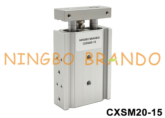 CXSM20-15 Dual-Rod Pneumatic Air Cylinder 20 mm Boring 15 mm Stroke