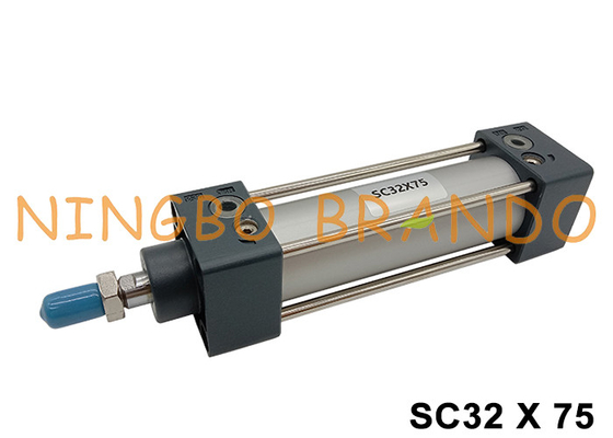 SC-serie Dubbelwerkende pneumatische luchtcilinder 32 mm Boring 75 mm slag