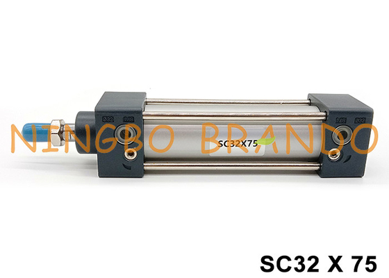 SC-serie Dubbelwerkende pneumatische luchtcilinder 32 mm Boring 75 mm slag