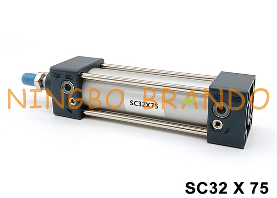 SC-serie Dubbelwerkende pneumatische luchtcilinder 32 mm Boring 75 mm slag