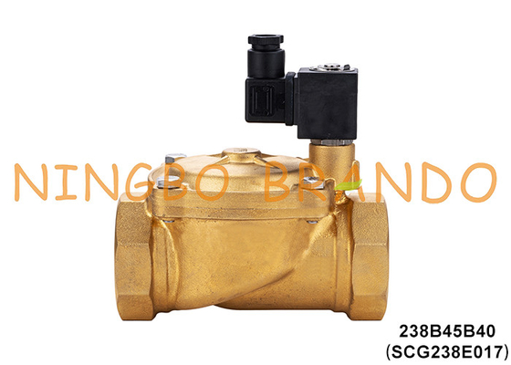 SCG238E017 1.5' ASCO-type Messing watersolenoïde klep 220V 110V AC 24V DC