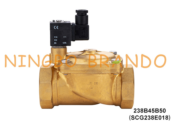 SCG238E018 2'' ASCO-type koperen magnetoventiel 2-weg NC 220V 110V 24V