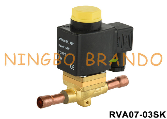 2 weg 3/8''soldeer normaal open koelklep 12V 24V 110V 220V