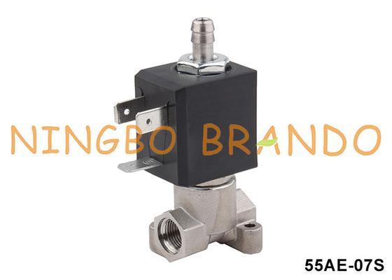 Koffiemachine roestvrij staal 3 weg solenoïde klep 1/8' 220V 110V 24V