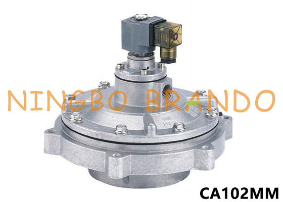 CA102MM 4'' Volledig onderdompelingspulsjetklep voor zakfilter 24V DC 220V AC