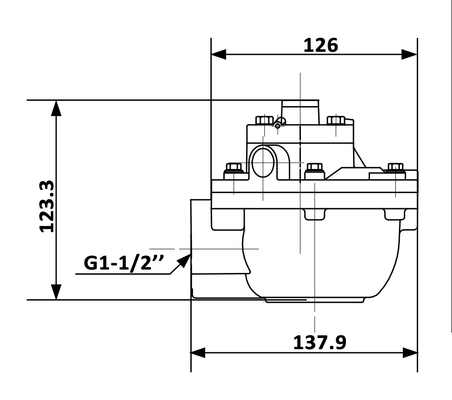 1.5''RCA45T Goyen type afstandsbediening Pulsjet Valve voor industriële baghouse