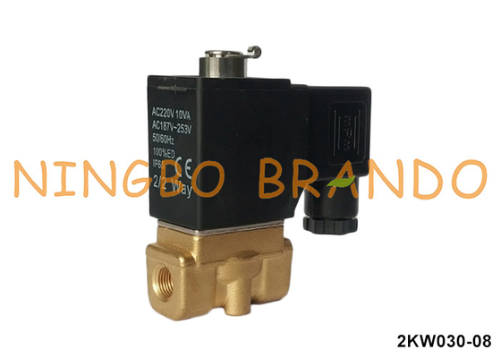 2KW030-08 Airtac Type Normaal geopende koperen magnetoventil 220V 110V 24V 1/4'
