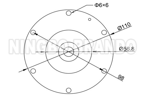 K3500 M1581 K3501 K3502 M1591 Diafragma voor Goyen CA35T RCA35T