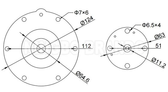 K4502 K4503 Diafragma kit voor 1,5' Goyen CA45T CA45DD pulsjetklep
