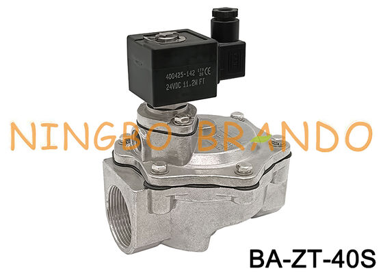 1-1/2 '' Straight Through Solenoid Pulse Jet Valve voor stofverzamelaar 24V 110V 220V