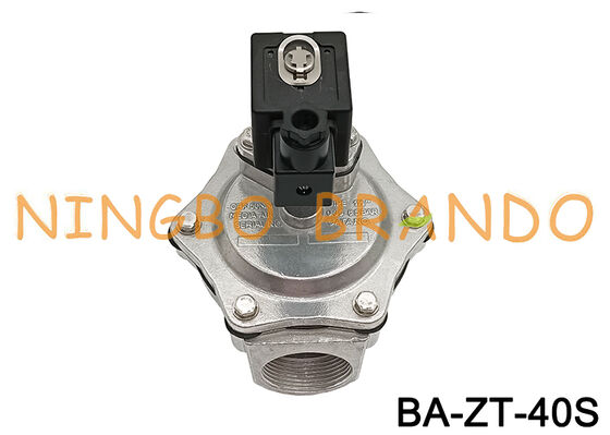 1-1/2 '' Straight Through Solenoid Pulse Jet Valve voor stofverzamelaar 24V 110V 220V