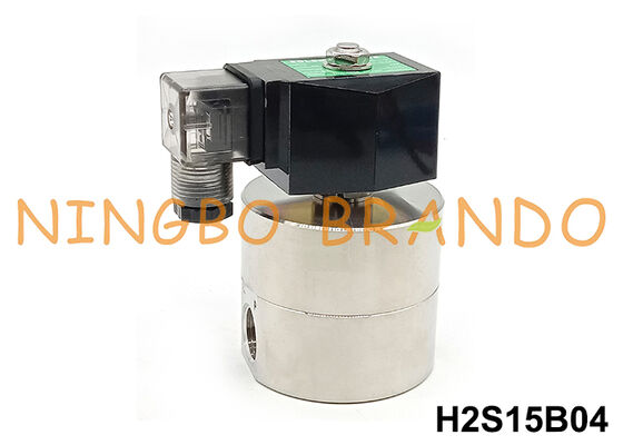 1/2'' 200 bar Hoogdruk solenoïde klep van roestvrij staal 24V 110V 220V