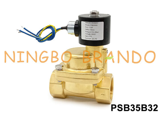 1 1/4''Hoogdruk Messing Stoom Solenoïde Valve 12V 24V 110V 220V