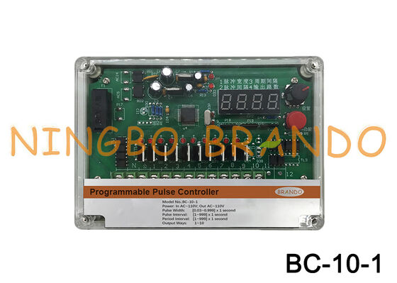 10 lijnen stofverzamelaar sequentiële timer controller 110VAC Input 1110VAC Output