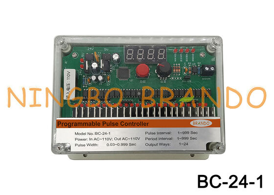 110VAC Input 1110VAC Output 24 lijnen Stofverzamelaar Sequentiële Timer Controller