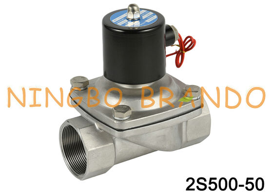 2S500-50 Watermagneetventiel 2'' RVS 24V 110V 220V