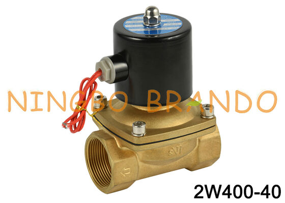 2W400-40 1-1/2'' 2/2-weg Normaal Gesloten Water Solenoïde Klep 24VDC