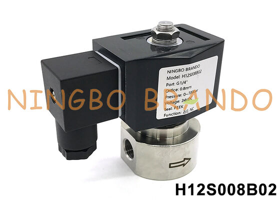 700 bar 10000 PSI Hoogdruksolenoïde klep1/4' 220V 110V 24V 12V
