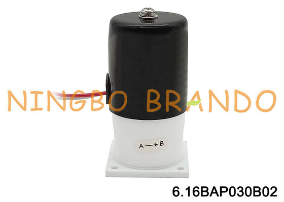 1/4'' PTFE Solenoid Valve For Acid Alkali Corrosion Resistance Isolation