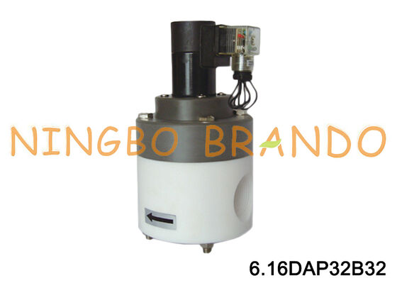 1-1/4'' PTFE Anti Corrosion Solenoid Valve for Acid Alkali Chemical