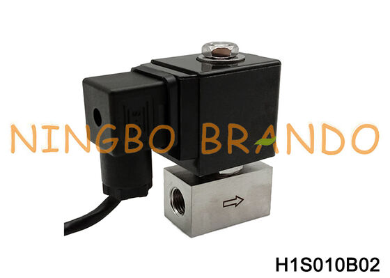 1/4'' Inch High Pressure Stainless Steel Solenoid Valve 200 bar 300 bar