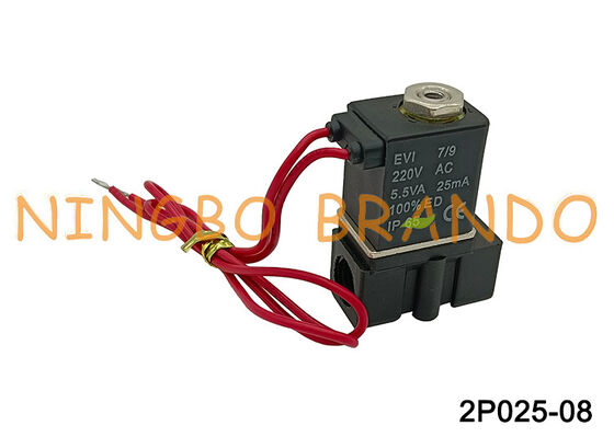 2p025-08 Plastic Airtac magneetventiel vloeistofregeling AC220V AC110V DC24V DC12V