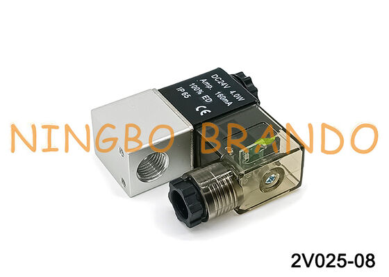 AIRTAC Type 2V025-08 Normaal gesloten 12V 24V 220V Pneumatische luchtmagneetklep