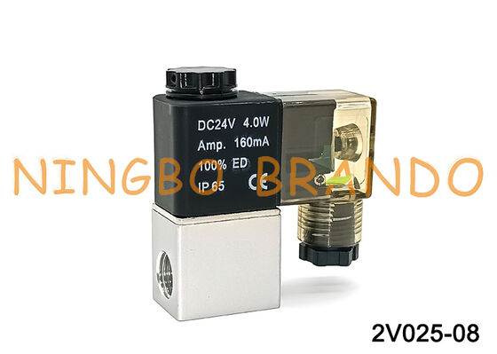 AIRTAC Type 2V025-08 Normaal gesloten 12V 24V 220V Pneumatische luchtmagneetklep