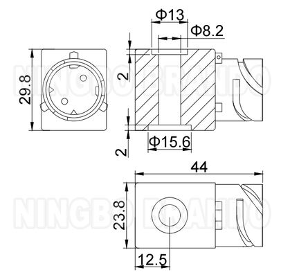 FEM-5KB 24VDC 5W Solenoïde Spoel voor Oude AE1141 KNORR-BREMSE Hefas Klep