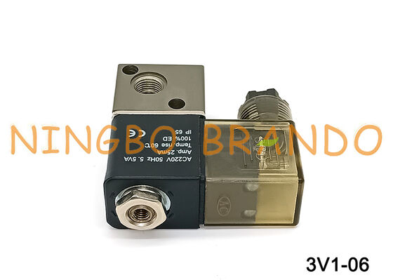 3V1-serie magneetventiel 3/2-weg Airtac Type 3V1-06 magneetventiel