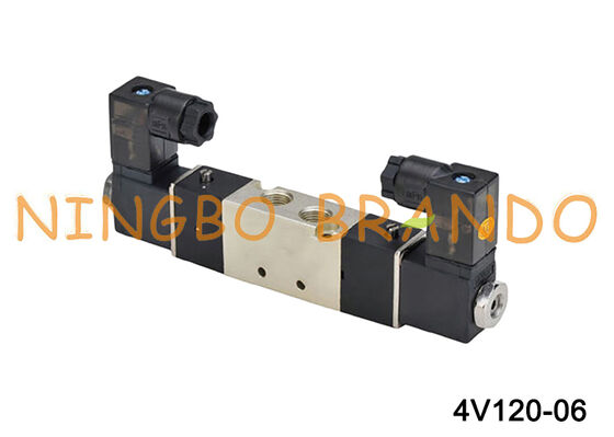 Airtac Type 4V120-06 magneetventiel 5/2 dubbel pneumatisch magneetventiel